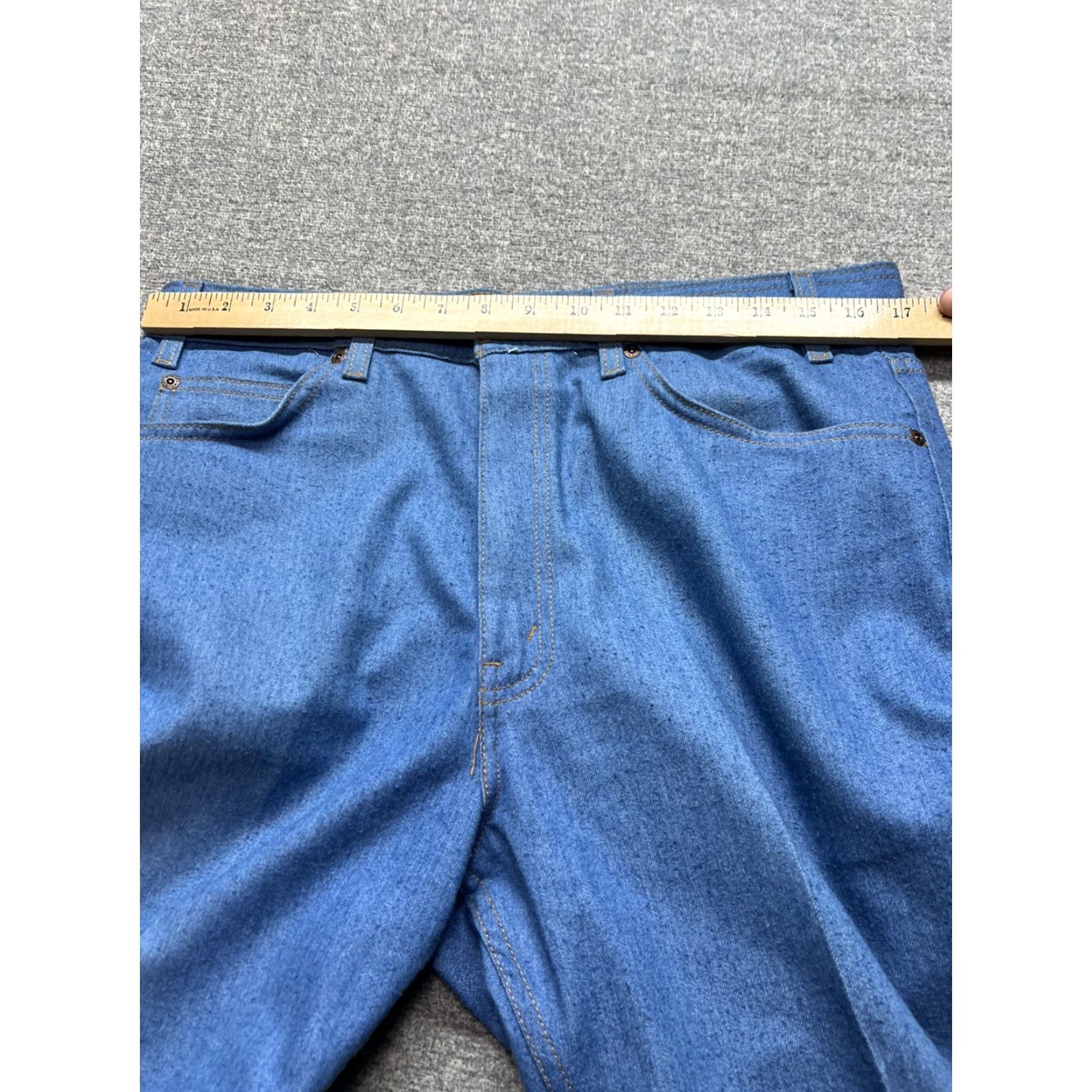 Levi's VINTAGE Levi's Jeans Men 36x29 Blue Mid Rise 90s Zip Up Denim 517 Classic Straight Pants Mens Size US 36 / EU 52 - 6 Thumbnail
