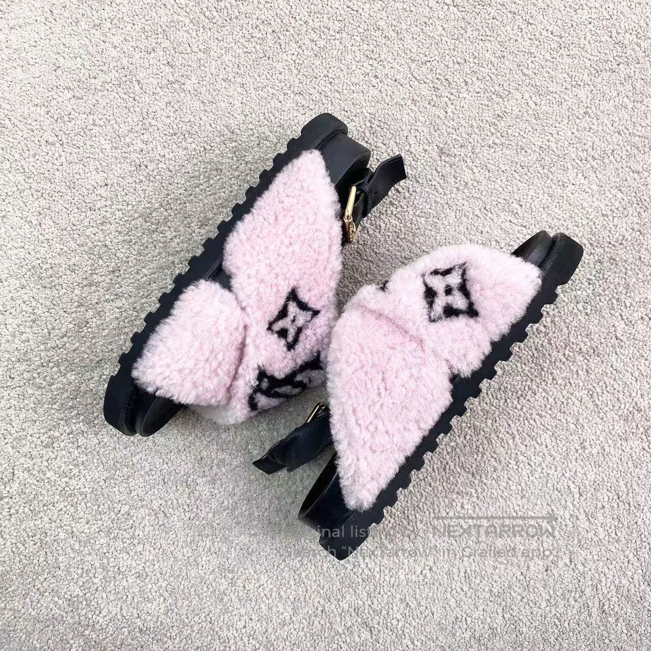 Louis Vuitton Louis Vuitton 23SS plush sandals| Size US 6.5 / IT 36.5 - 5 Thumbnail