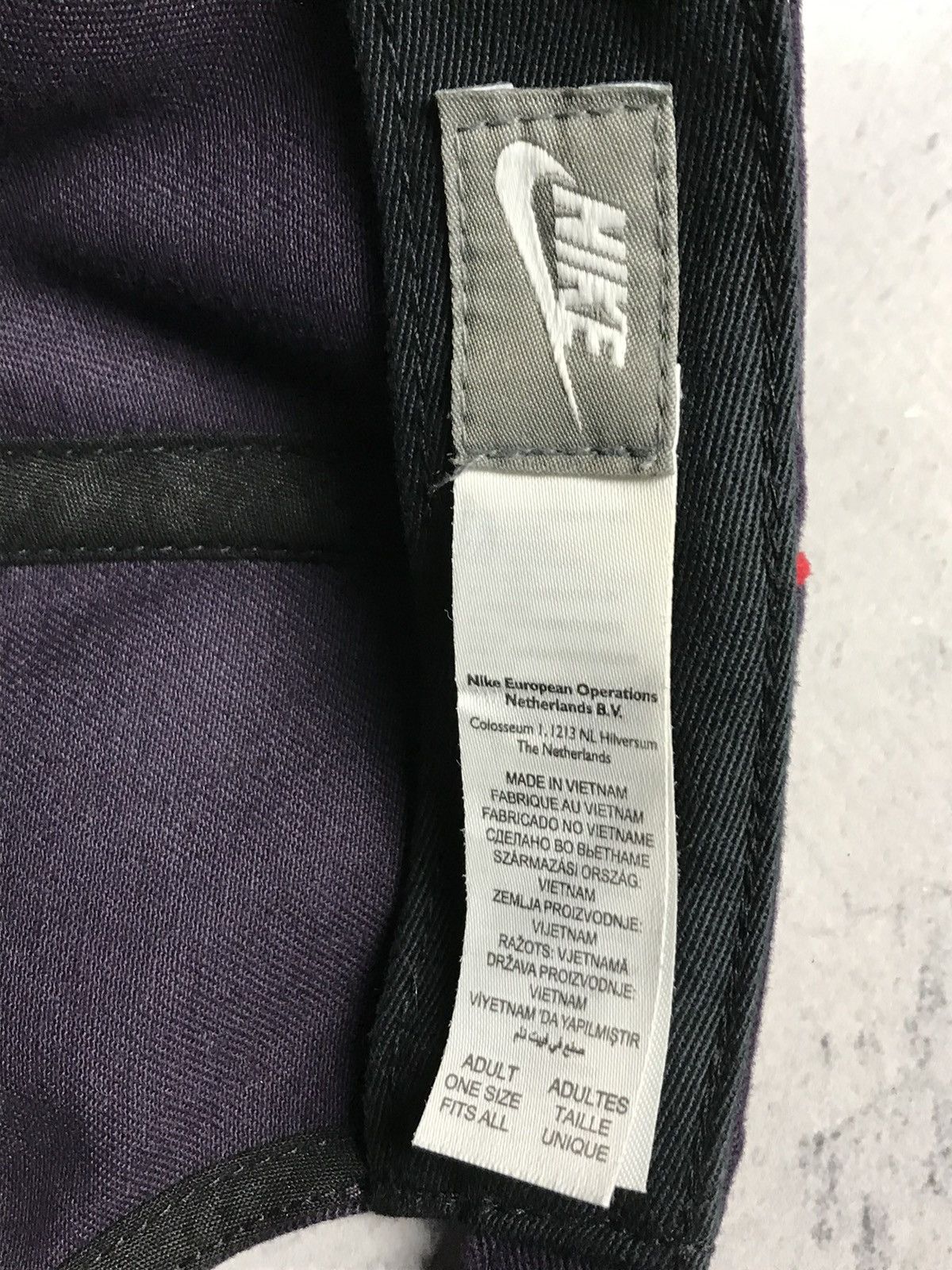 Nike × Vintage Vintage Nike Canterbury England Rugby O2 Swoosh Cap Hat Size ONE SIZE - 10 Thumbnail