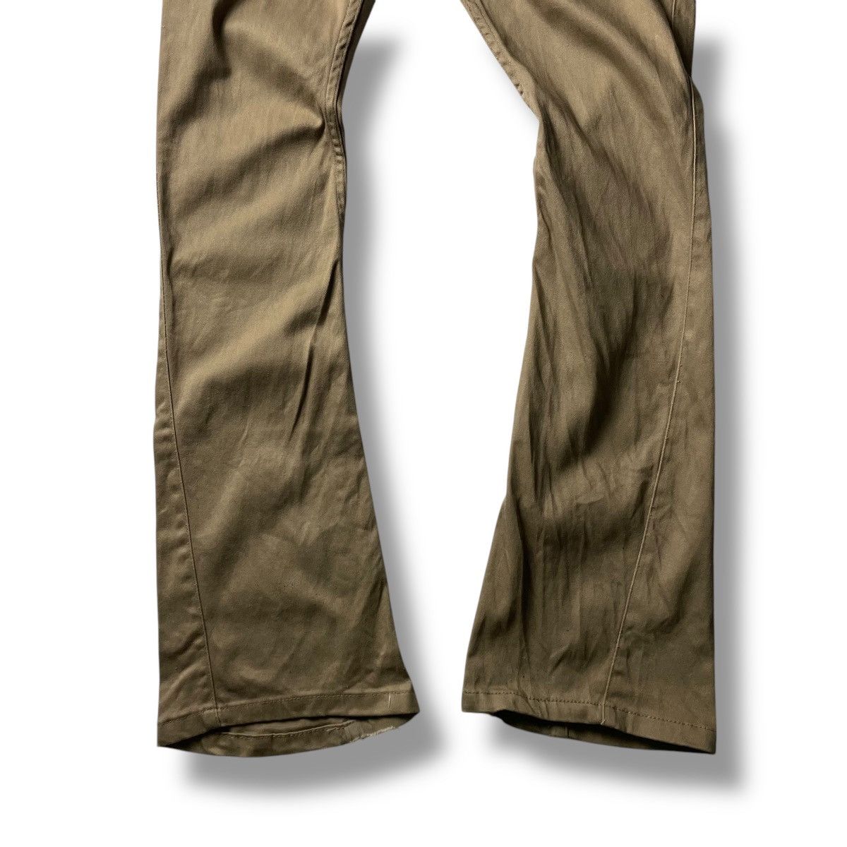 If Six Was Nine × Japanese Brand × Le Grande Bleu (L.G.B.) 🇯🇵 BIKE STAR SPIRAL CUT FLARE CARGO PANTS Size US 30 / EU 46 - 4 Thumbnail