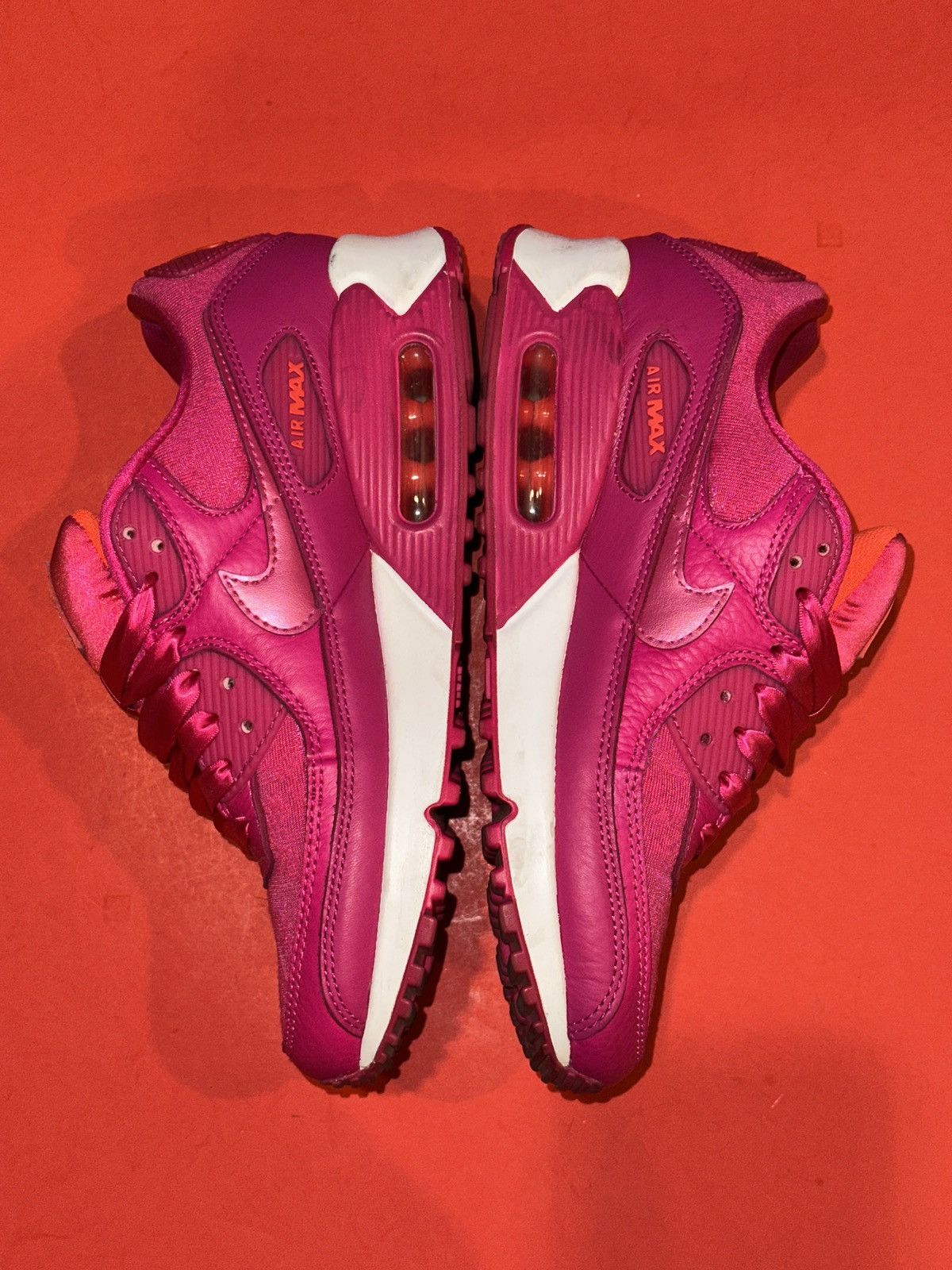 Nike Nike Air Max 90 'Valentine's Day' Pink Prime DQ7783-600 WMN Size US 9.5 / IT 39.5 - 3 Thumbnail