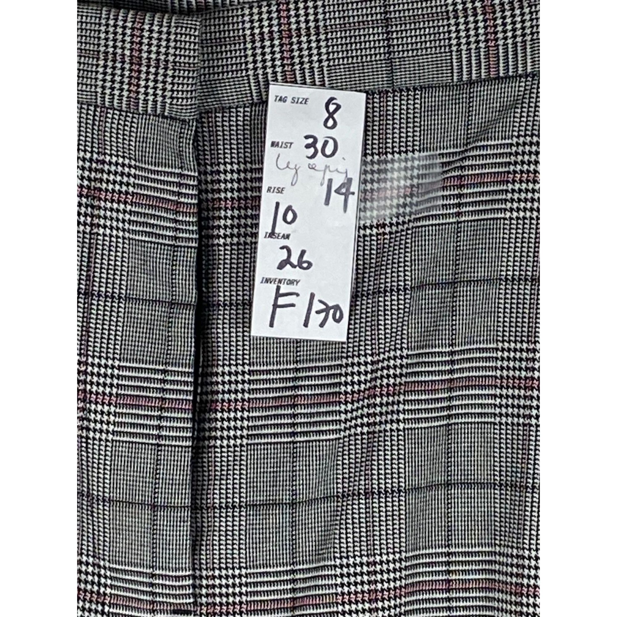 H&M H&M Divided Casual Plaid Pleated Dress Pants Size 8 30x26 Wo Size 30" / US 8 / IT 44 - 5 Thumbnail