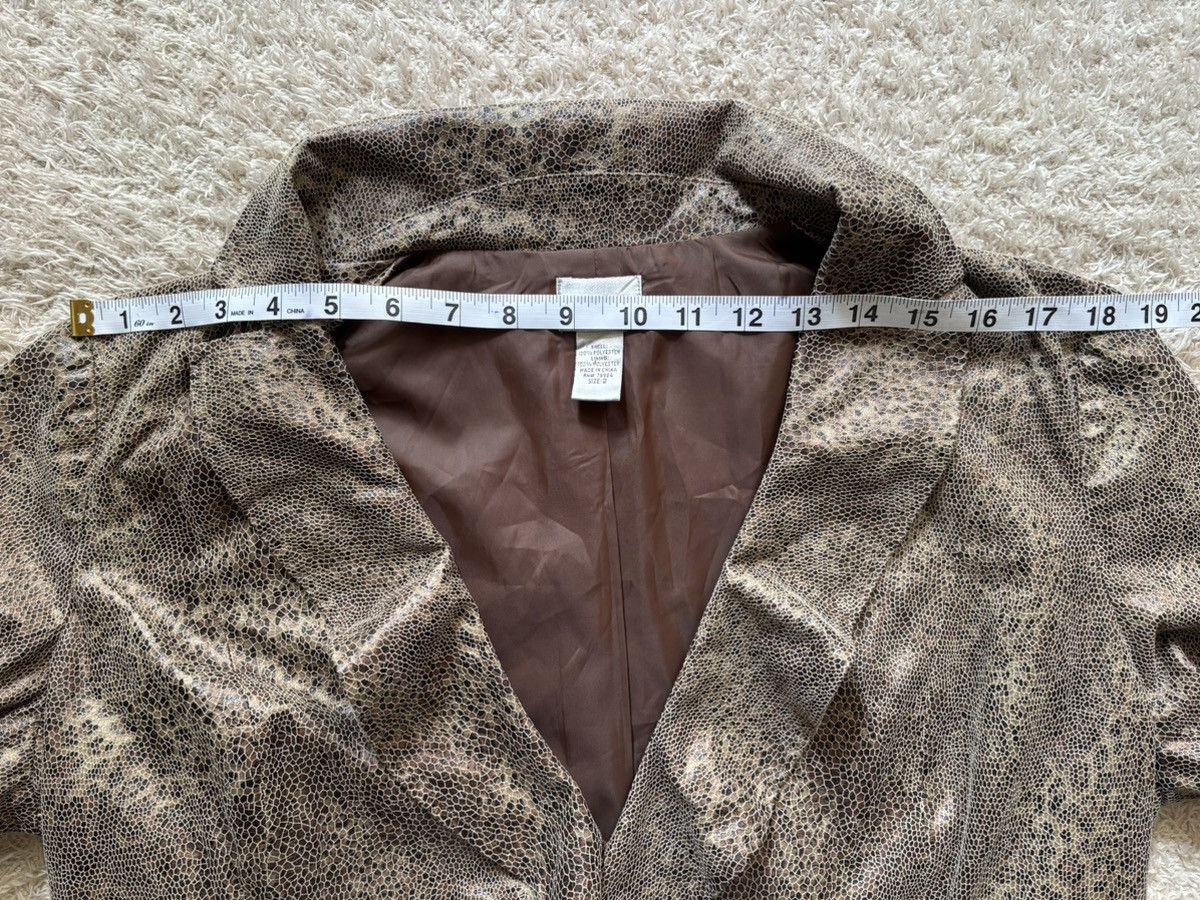 Chicos Chico’s brown blazer snake print size 2/L Size L / US 10 / IT 46 - 6 Thumbnail