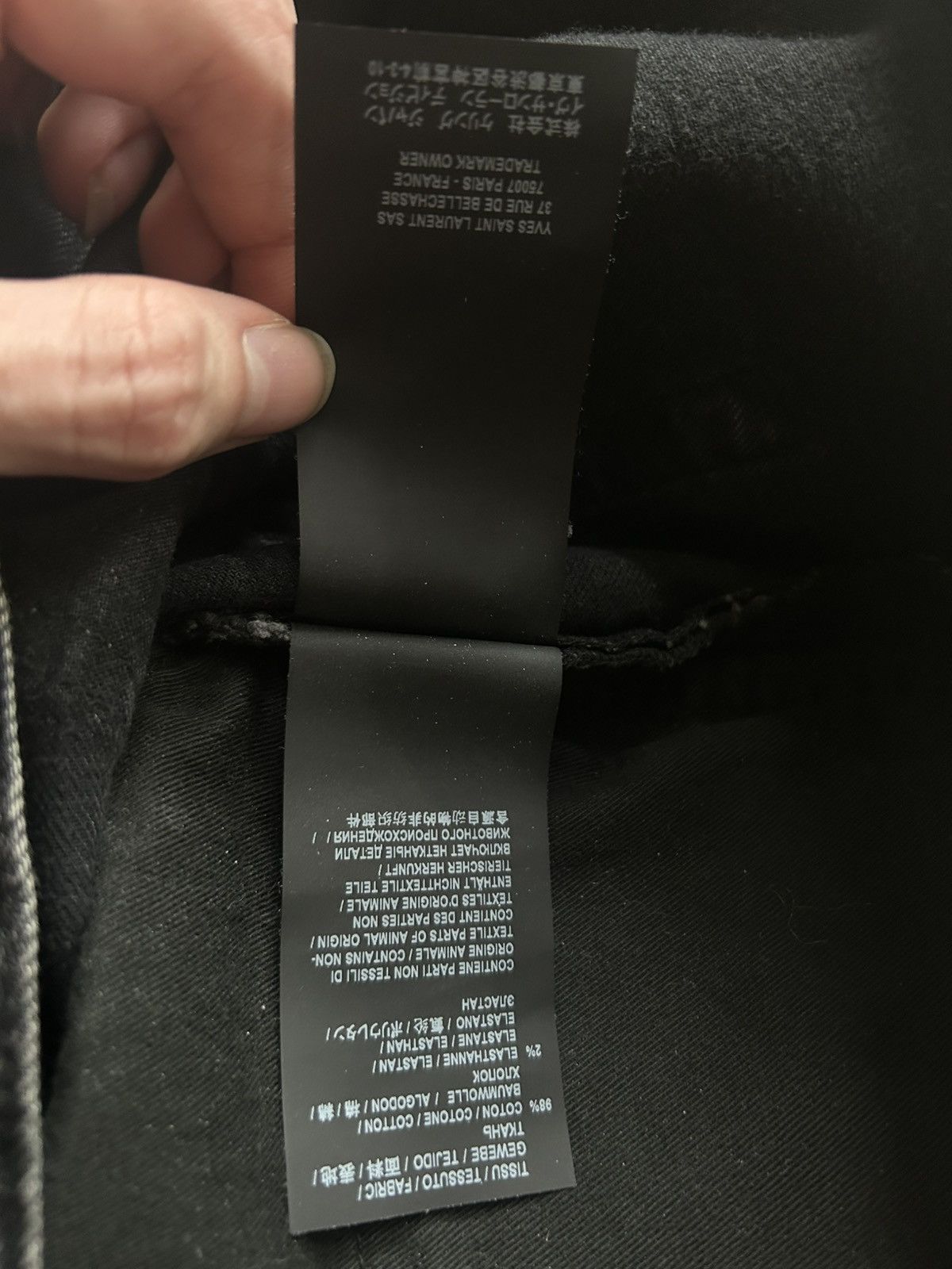 Saint Laurent Paris Saint laurent paris d02 jeans hedi slimane era Size US 32 / EU 48 - 10 Thumbnail