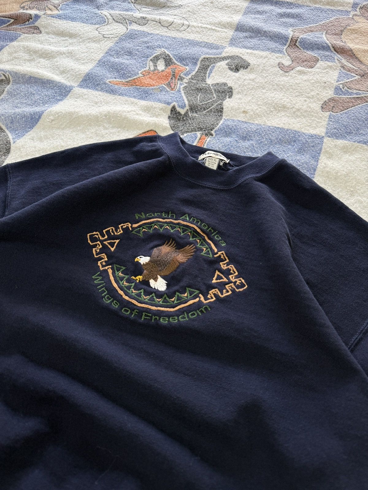 Vintage Vintage bald eagle crewneck Size US XL / EU 56 / 4 - 2 Thumbnail