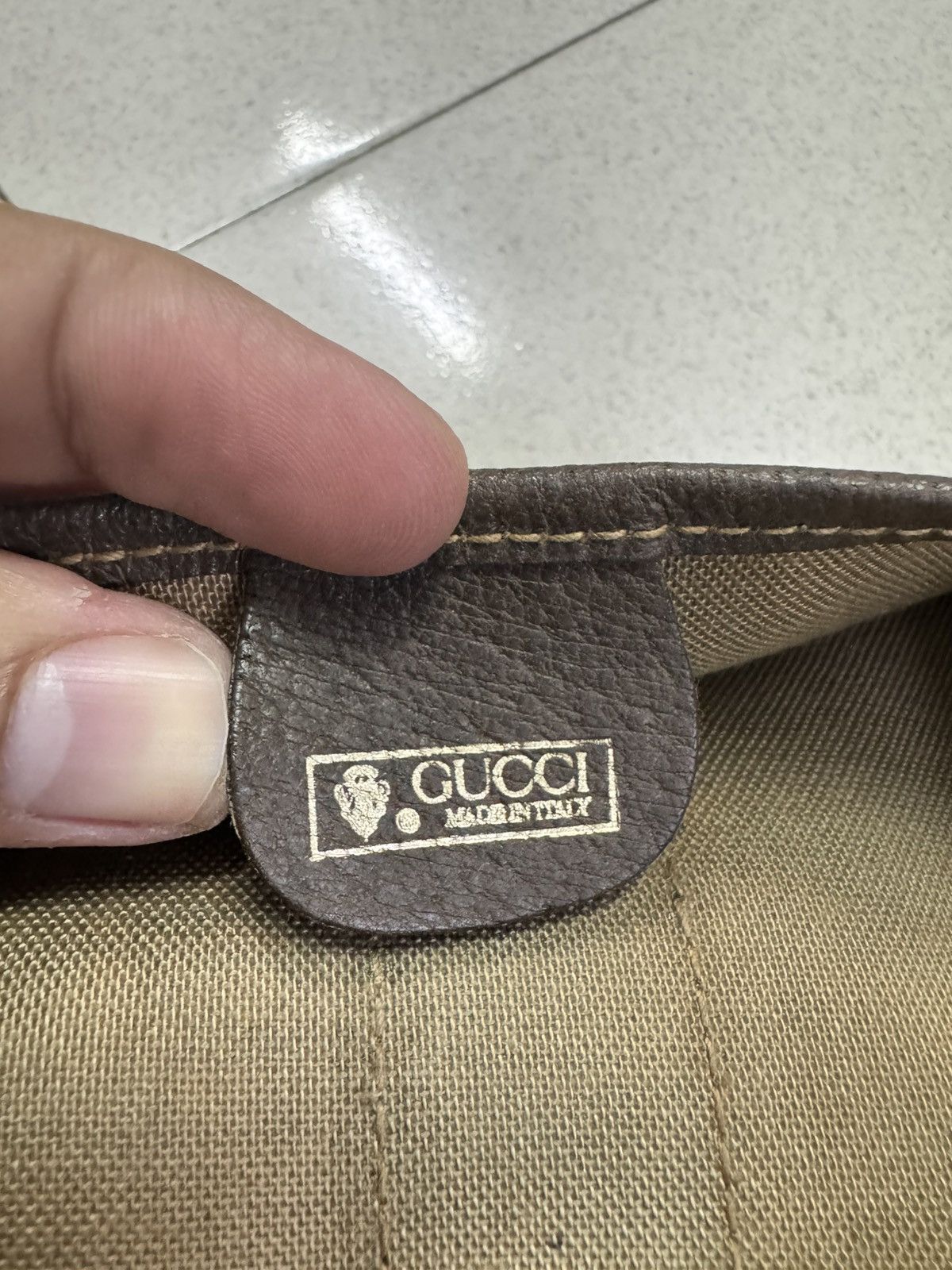 Vintage VINTAGE GUCCI FULL MONOGRAM CLUTCH ANG PURSE BAG Size ONE SIZE - 10 Thumbnail