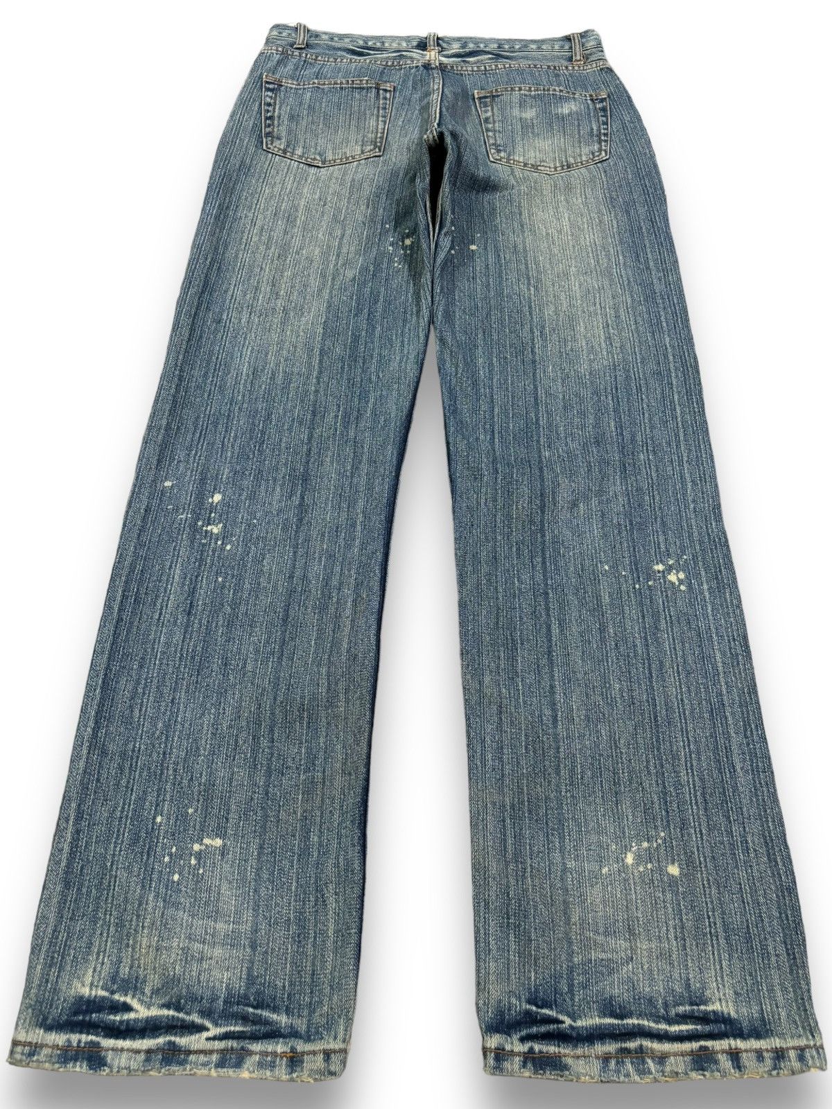 Hysteric Glamour Vintage Japanese Brand Patchwork Loose Fit Distressed Jeans Size US 33 - 2 Thumbnail