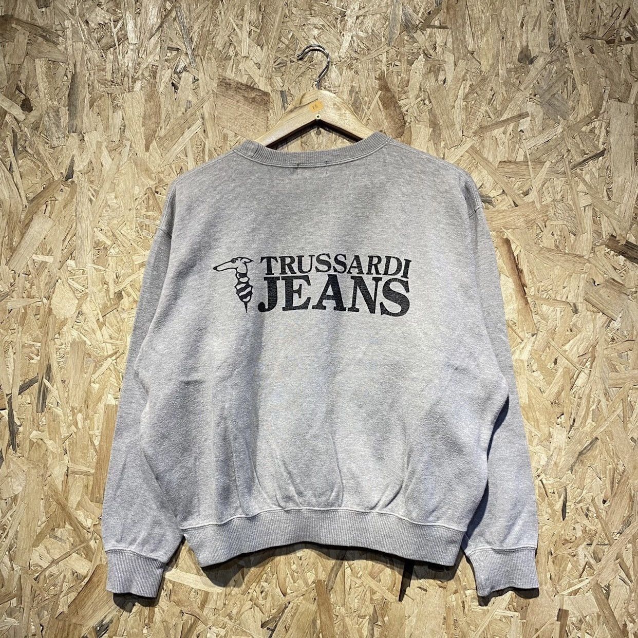 Trussardi Vintage Trussardi Sweatshirt Big Logo Spellout Crewneck Size US S / EU 44-46 / 1 - 1 Thumbnail