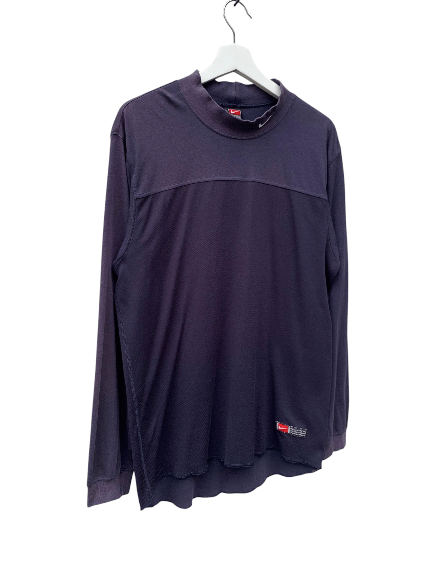 Nike Vintage Nike 90s Turtle Neck Long Sleeve Shirt Size US XL / EU 56 / 4 - 3 Thumbnail