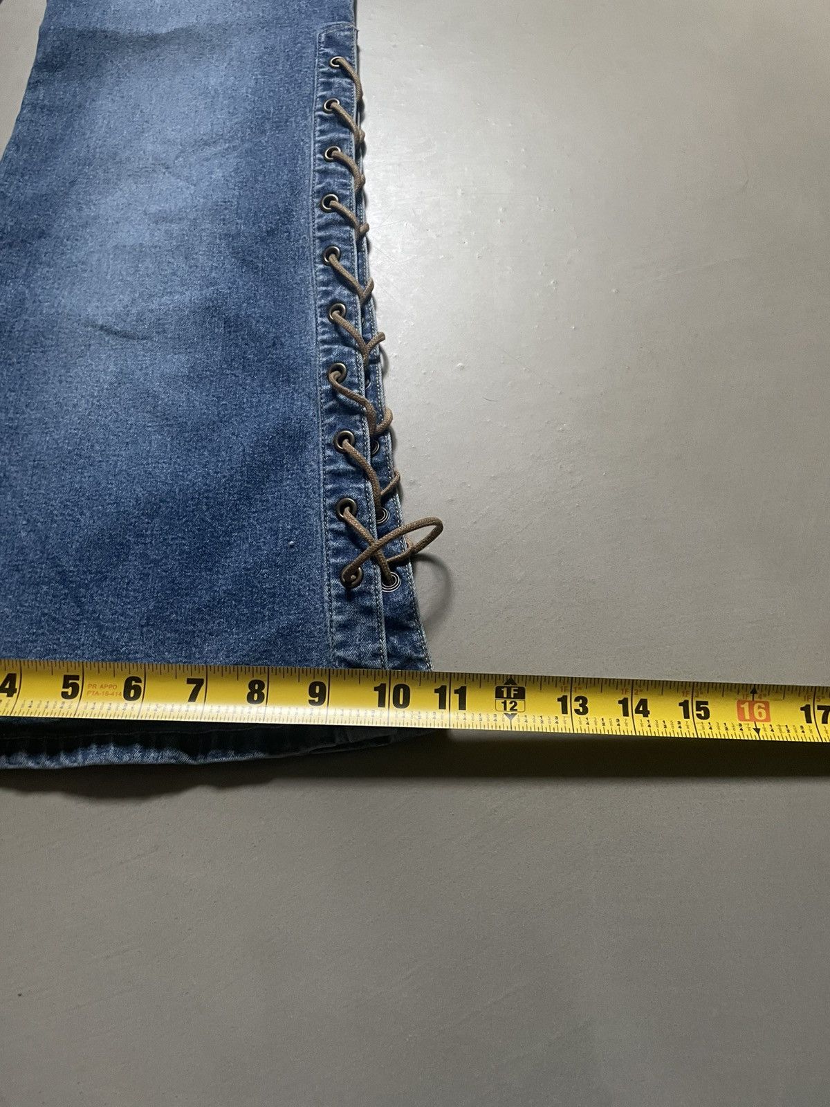 Other Womens Mudd Flare lace up jeans Size 30" / US 8 / IT 44 - 6 Thumbnail