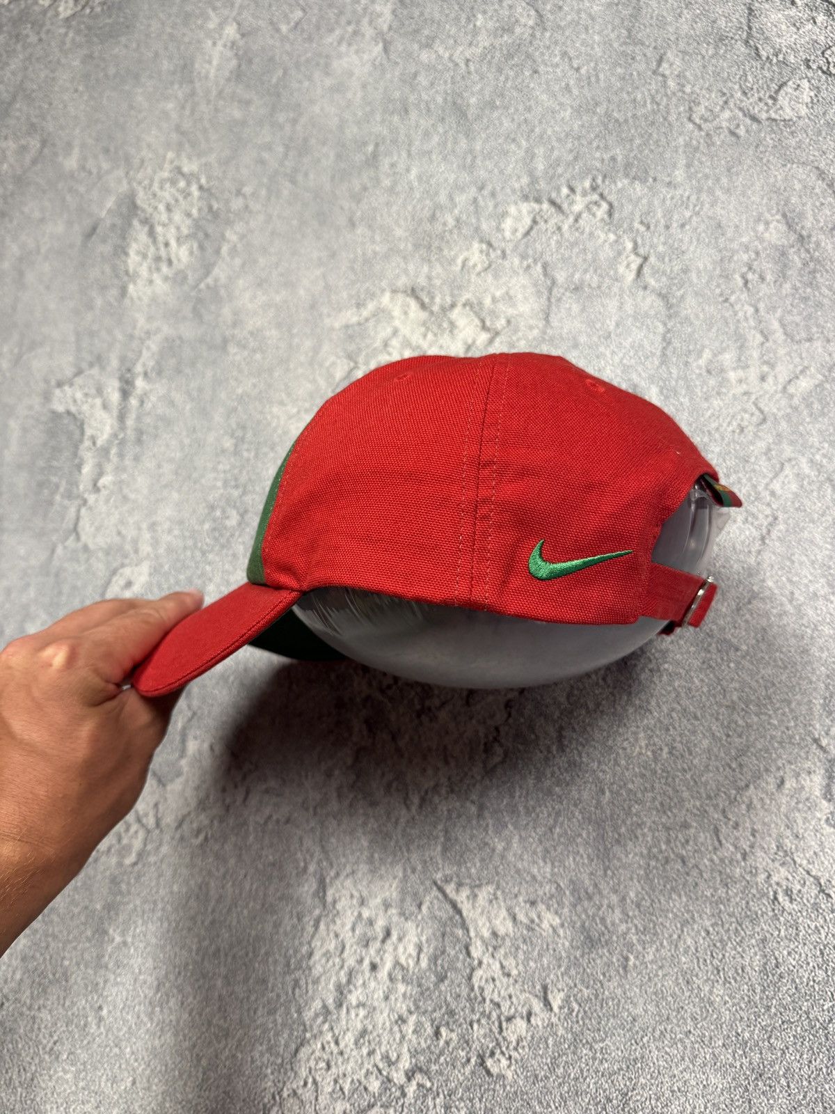 Nike Nike Portugal Football Cap Hat Adults One Size Red National Size ONE SIZE - 7 Thumbnail
