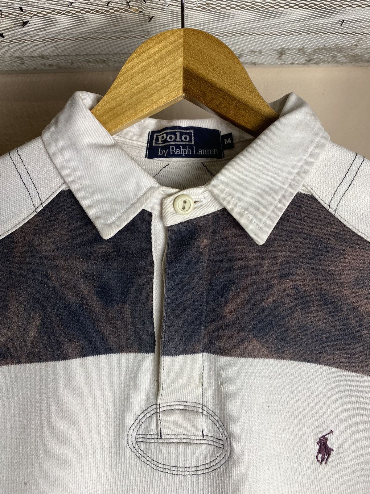 Polo Ralph Lauren Vintage Polo Ralph Lauren Stripe Nice Faded Size US M / EU 48-50 / 2 - 4 Thumbnail
