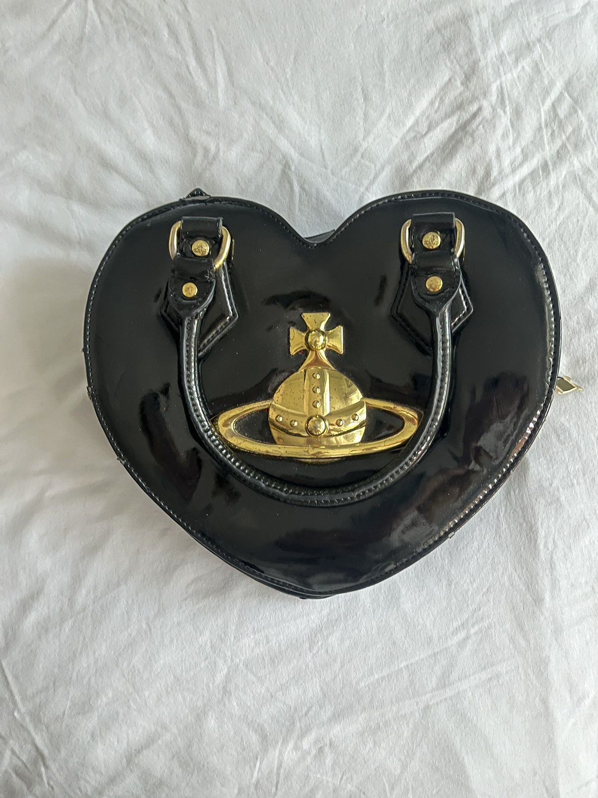 Vivienne Westwood Vivienne Westwood black heart chancery bag Size ONE SIZE - 1 Thumbnail