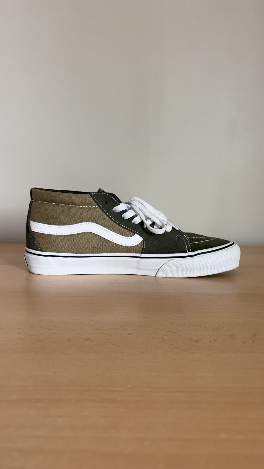 JJJJound × Vans VANS X JJJJOUND SK8-MID GREEN 10.5 Size US 10.5 / EU 43-44 - 5 Thumbnail