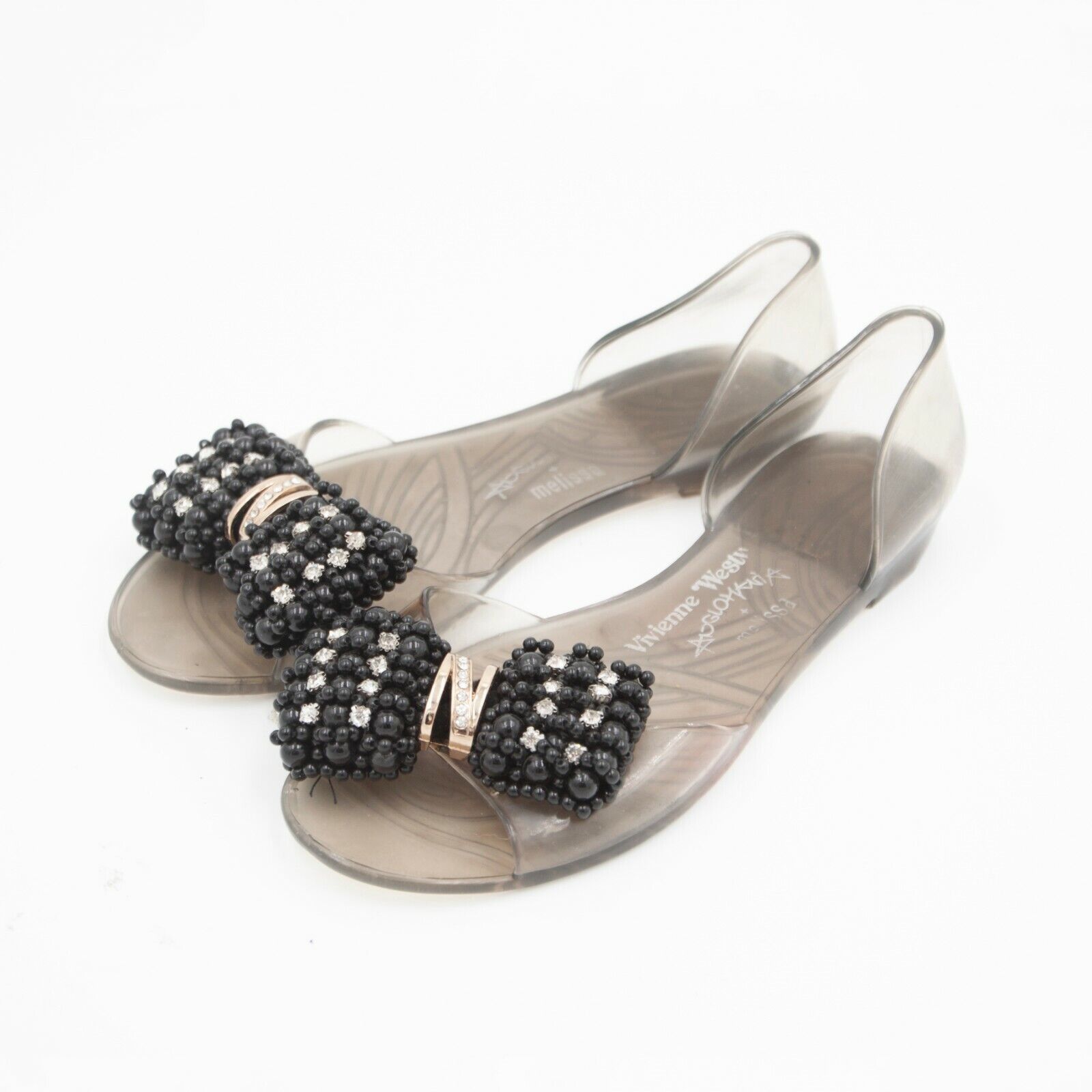 Vivienne Westwood Vivienne Westwood x Melissa Swarovski Flats Anglomania Size US 6.5 / IT 36.5 - 1 Thumbnail