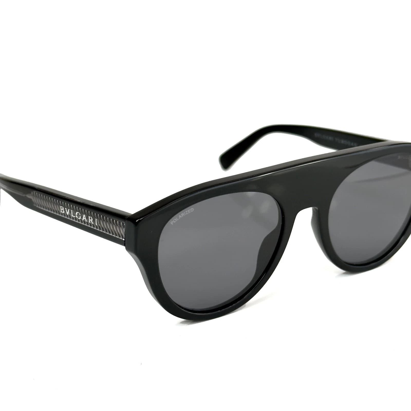 Bvlgari BVLGARI BV40054I TUBOGAS Men POLARIZED Sunglasses 40054 03D Size ONE SIZE - 10 Thumbnail