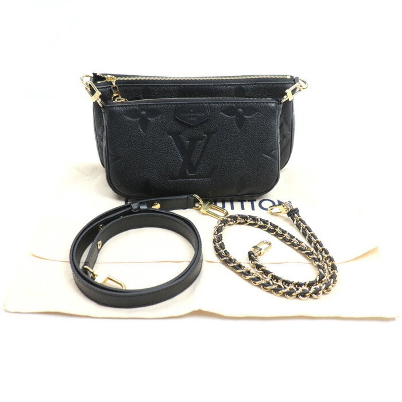 Louis Vuitton Multi Pochette Accessoires Leather Bag with