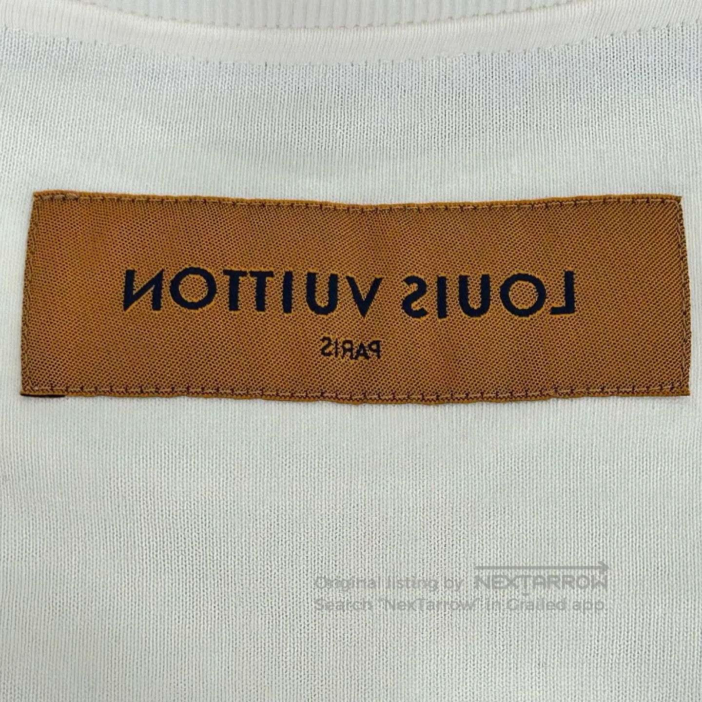 Louis Vuitton Louis Vuitton Round-necked, letter-and-floral print crewne Size US M / EU 48-50 / 2 - 7 Thumbnail