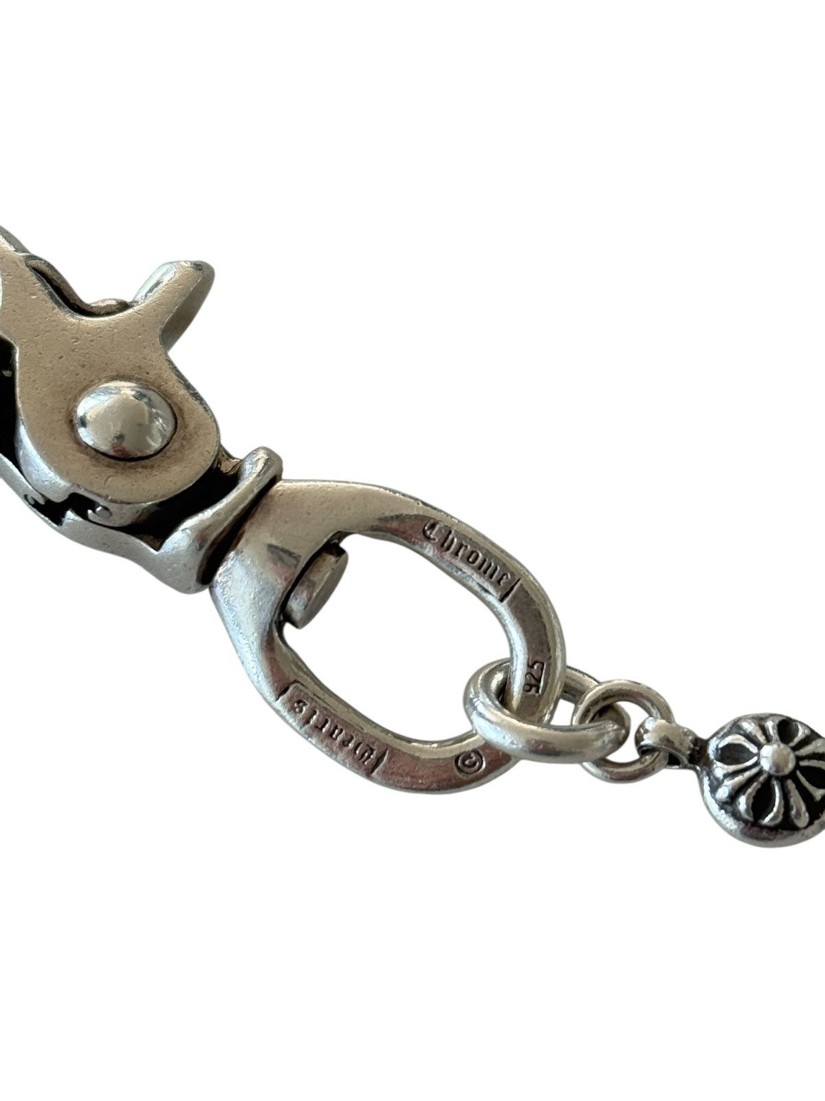Chrome Hearts Chrome Hearts Cross Ball 26” Inch Double Clasp Wallet Chain Size ONE SIZE - 6 Thumbnail
