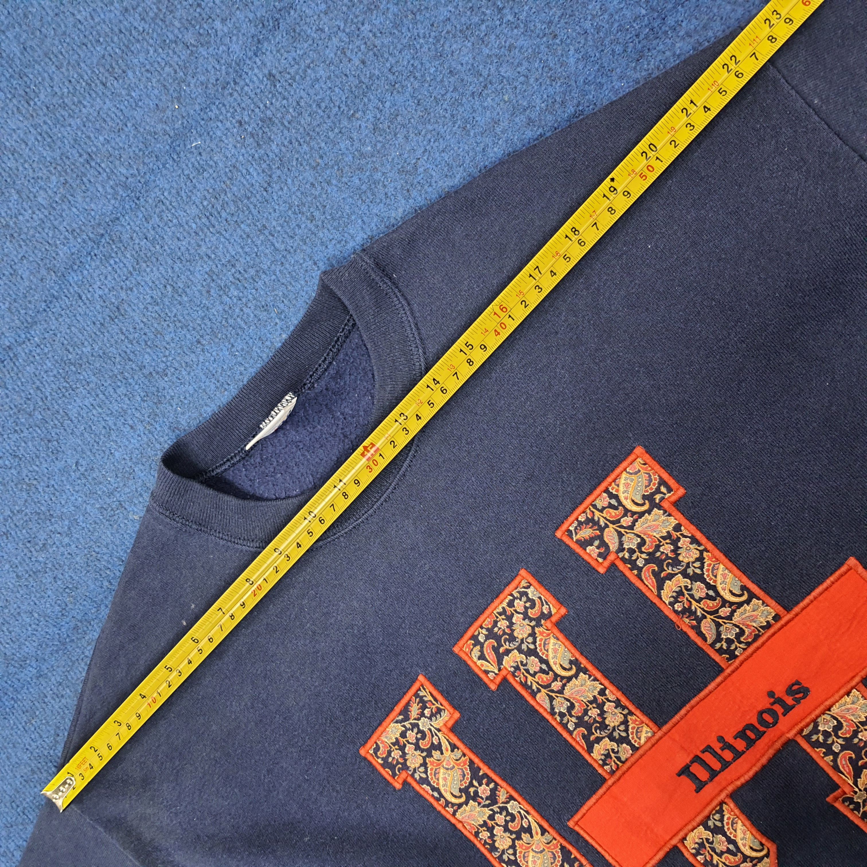 Jerzees Vintage The University of Illinois Urbana Sweatshirt C251N9 Size US M / EU 48-50 / 2 - 7 Thumbnail