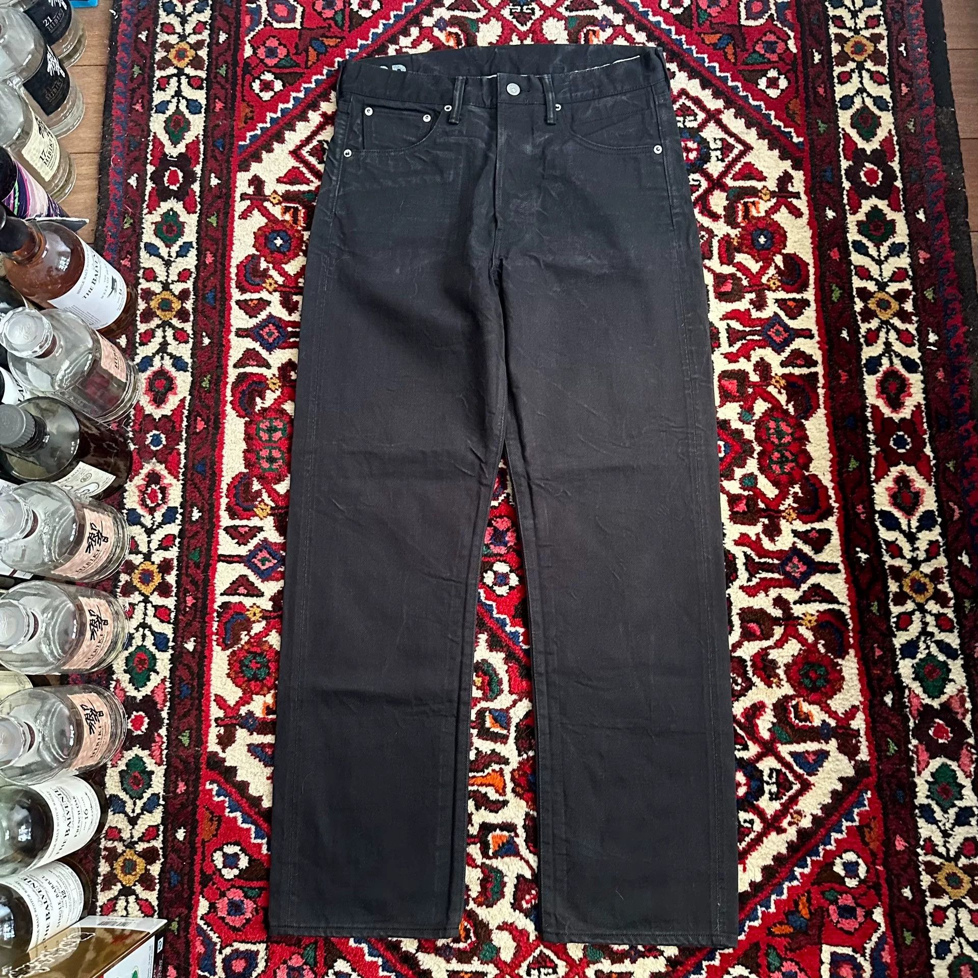 Visvim visvim black denim pants size w32 l30 Size US 32 / EU 48 - 1 Thumbnail