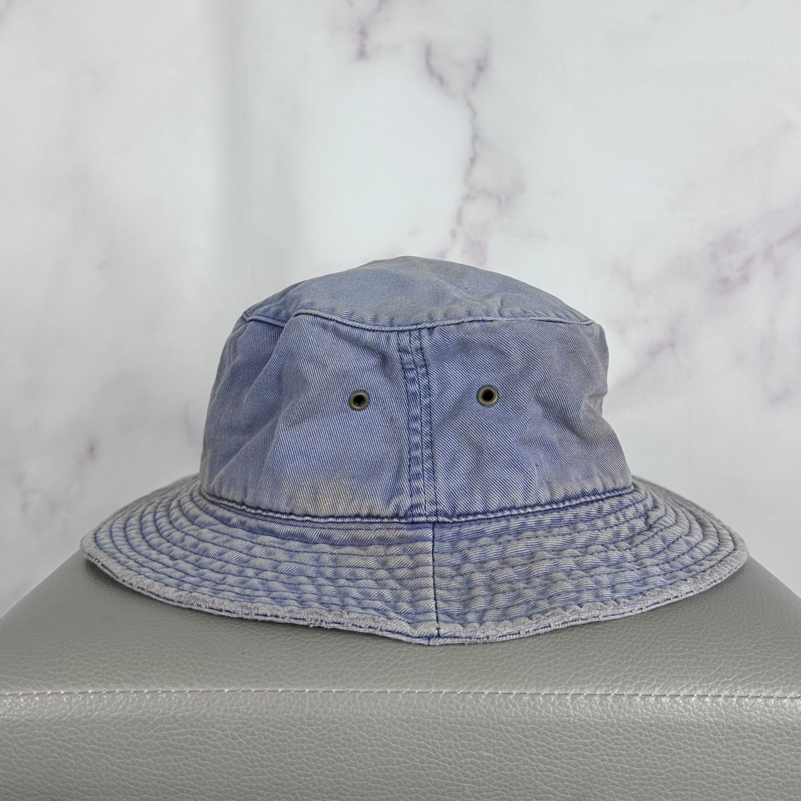 Stussy Vintage Faded Blue Bucket Hat Size ONE SIZE - 2 Thumbnail