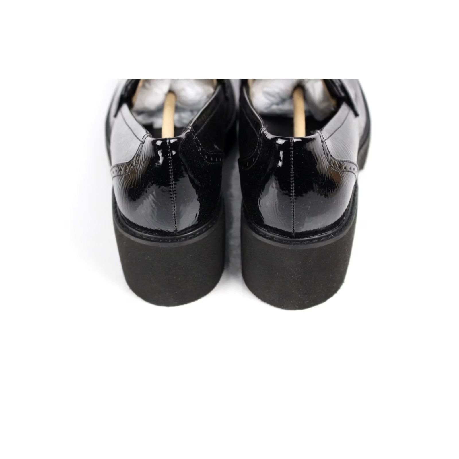 Naturalizer Naturalizer Women's Charisma Platform Loafer 7.5 Wide Black Patent Size US 5 / IT 35 - 4 Thumbnail