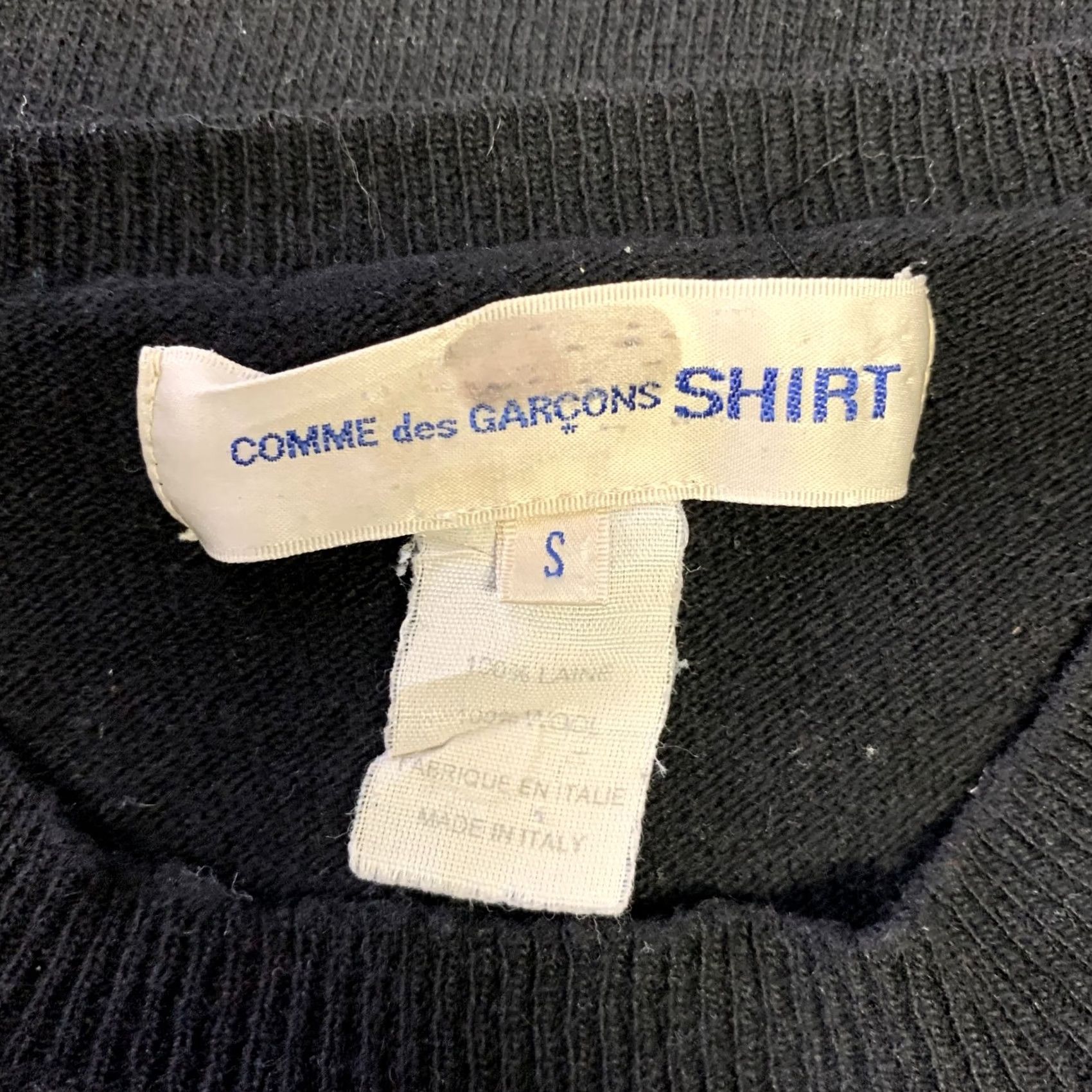 Comme des Garcons Girl COMME des GARCONS SHIRT Size S Black Multi-Color Knitted Wool Crew-Neck Pullover Men XS? Size US S / EU 44-46 / 1 - 6 Thumbnail