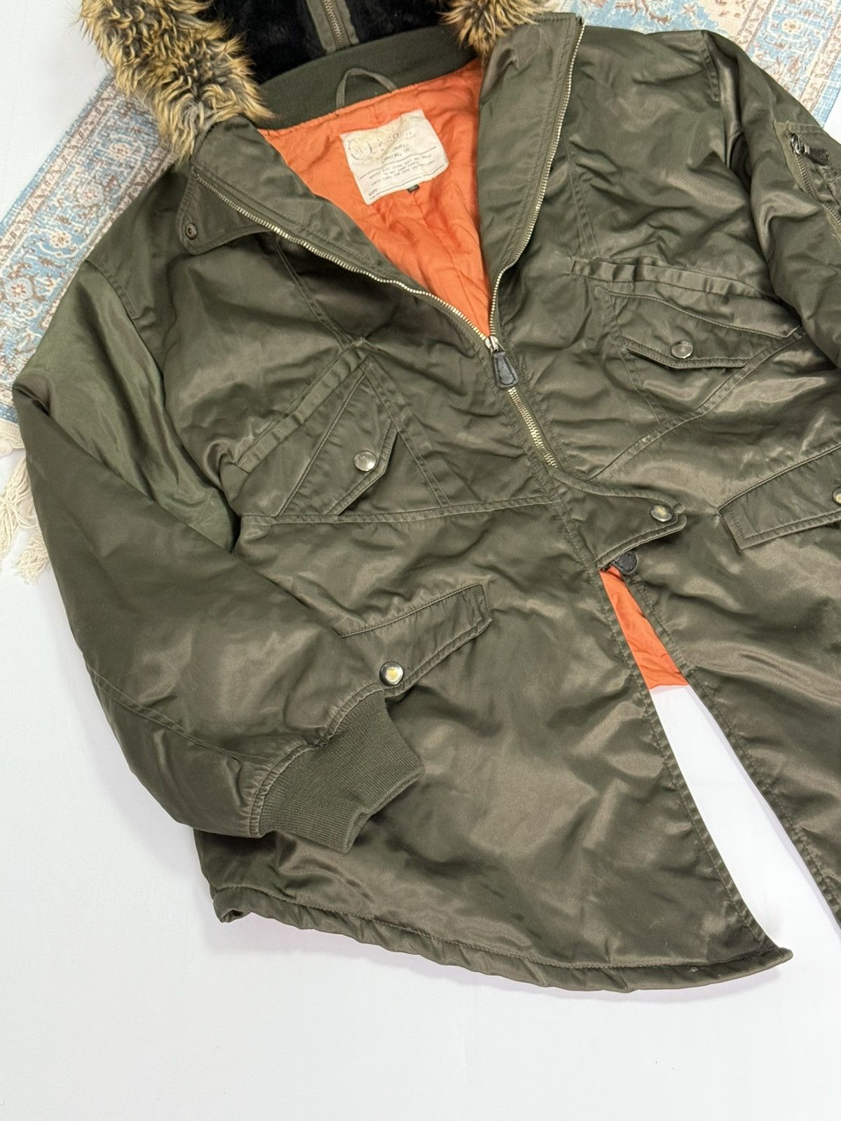 Alexander McQueen Rare Alexander Mcqueen Military Fur Parka Jacket Size US S / EU 44-46 / 1 - 2 Thumbnail