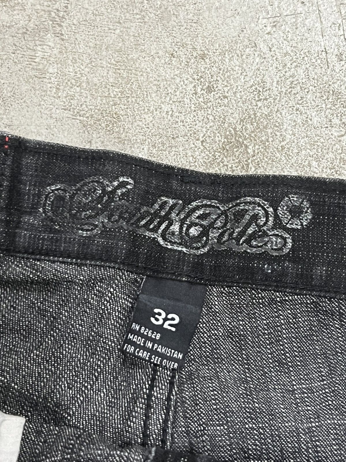 Very Rare Vintage Southpole Big Skull Denim Jorts