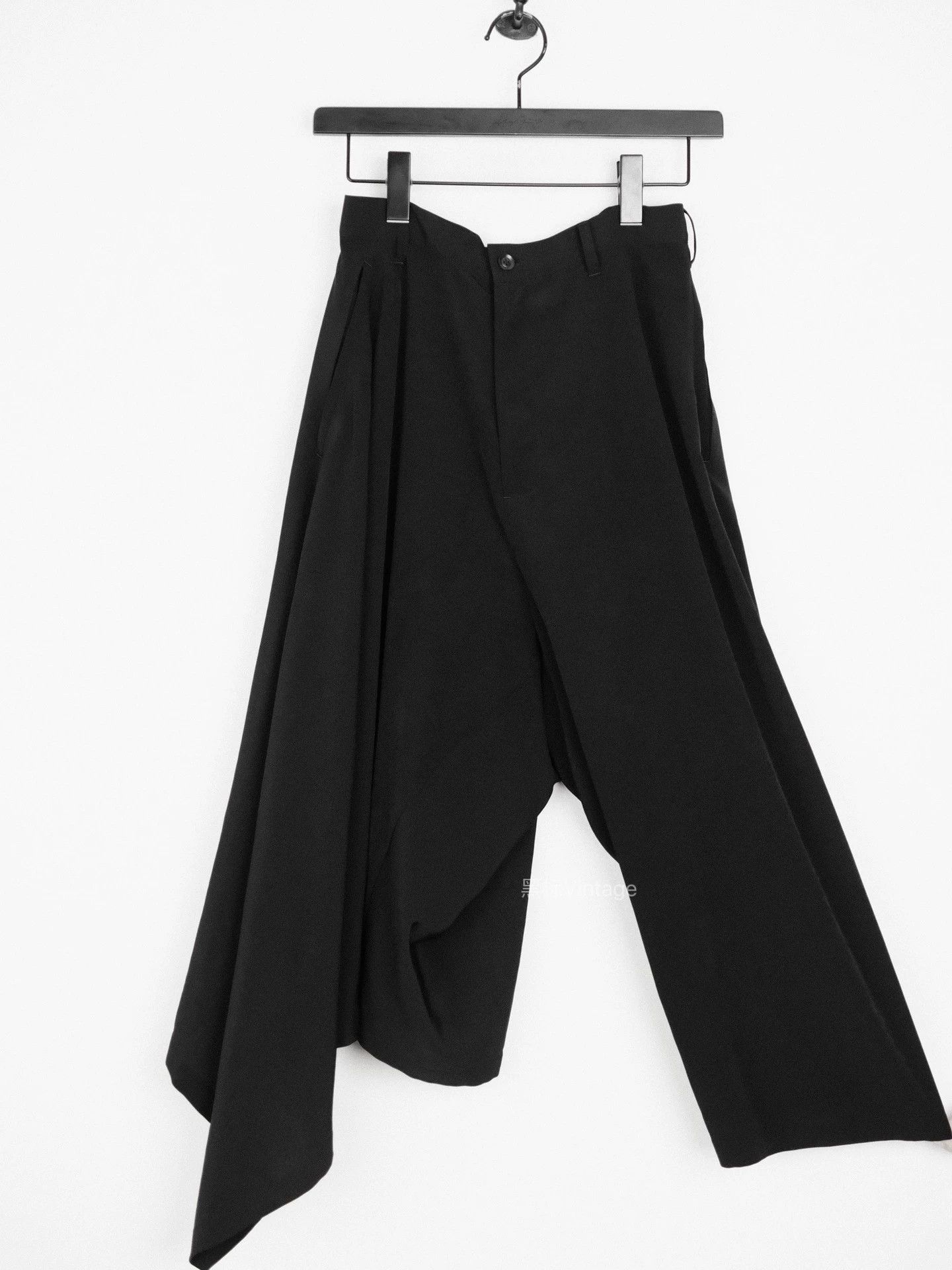 Yohji Yamamoto YOHJI YAMAMOTO 20SS VINTAGE ASYMM WIDE LEG SKIRT PANTS Size S / US 4 / IT 40 - 3 Thumbnail