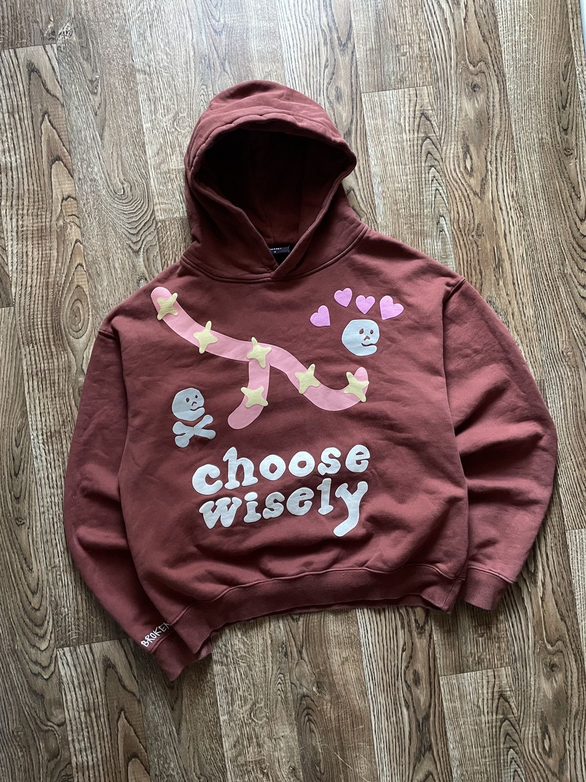 Broken Planet Broken Planet Hoodie “choose wisely” Red Size M Size US M / EU 48-50 / 2 - 2 Thumbnail