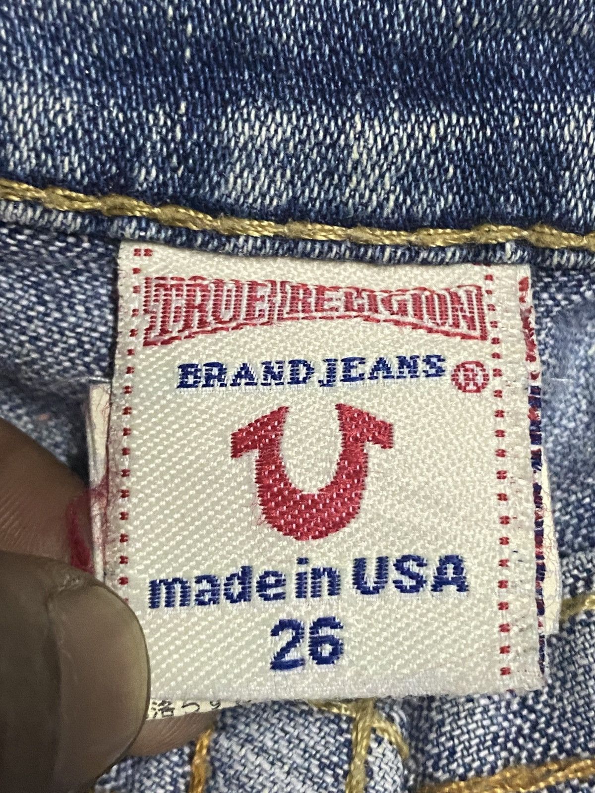 True Religion True Religion Distressed Flare Twist Leg Jeans Size US 28 / EU 44 - 18 Thumbnail