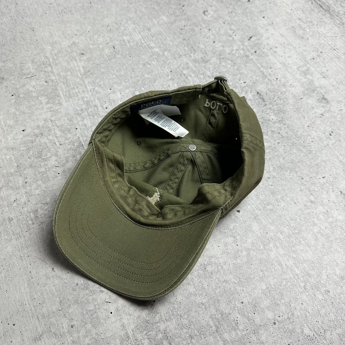 Polo Ralph Lauren × Vintage Vintage Polo Ralph Lauren distressed Y2K faded cap Size ONE SIZE - 4 Thumbnail