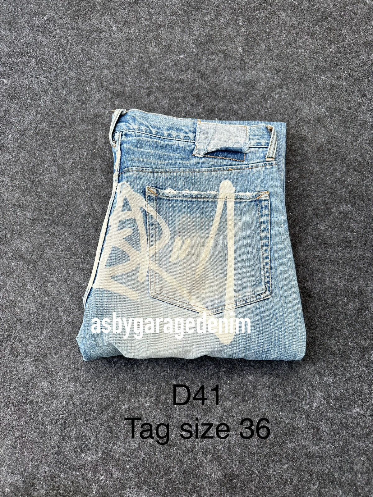 JNCO Sale 🔥 Asian Can Controlez Baggy Dirty Distressed Denim D41 Size US 36 / EU 52 - 13 Thumbnail