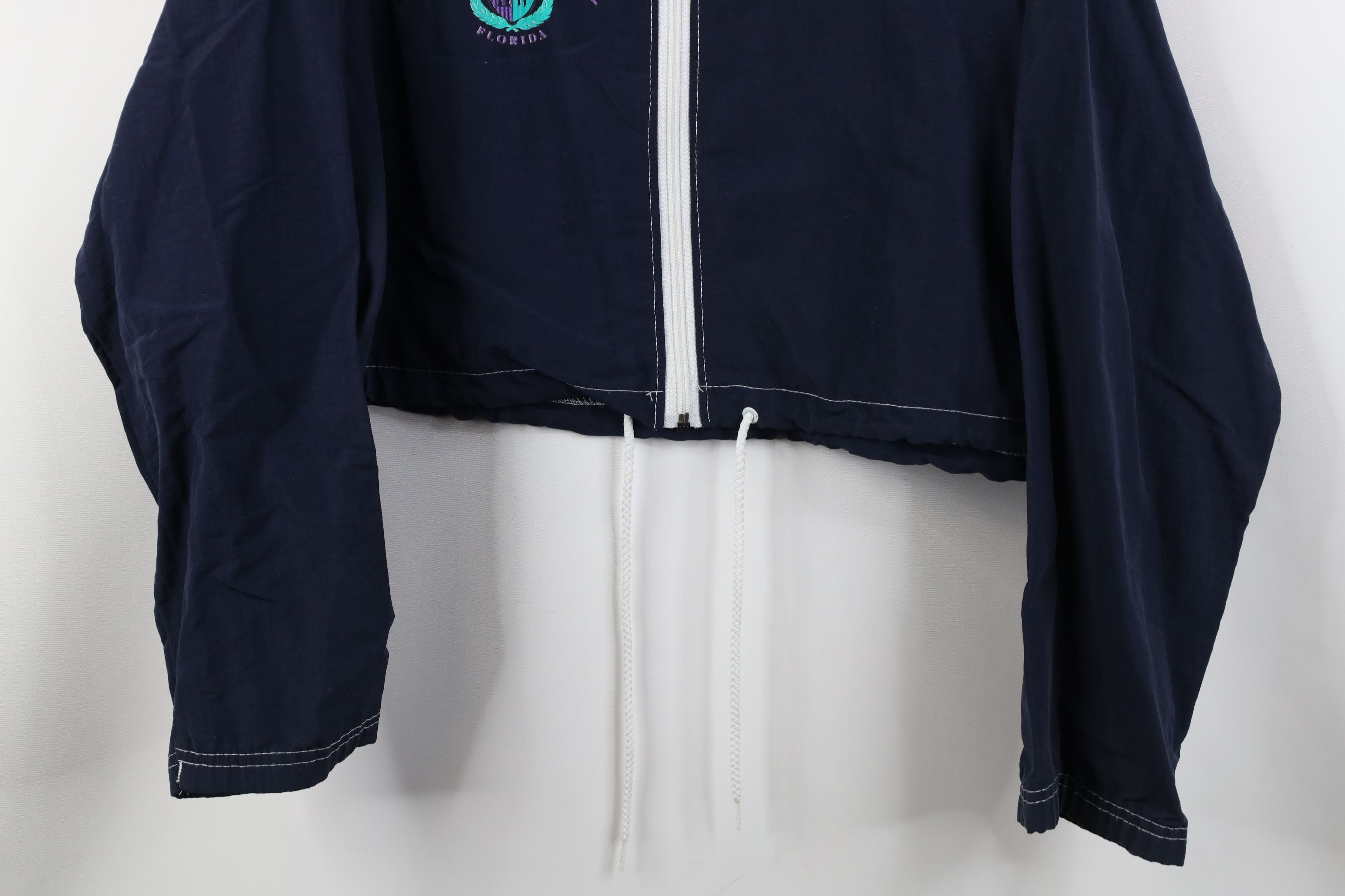 Vintage Vintage 90s Surf Style Cropped Florida Windbreaker Jacket Size M / US 6-8 / IT 42-44 - 3 Thumbnail