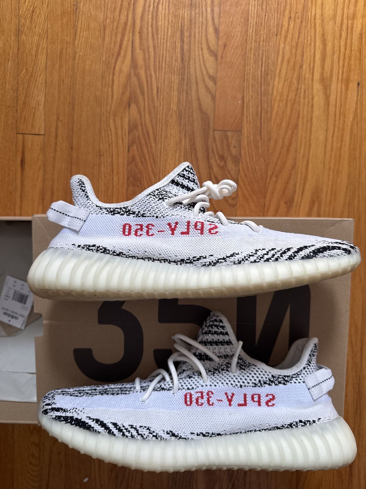 Adidas Yeezy 350 V2 Zebra 2023 Size US 14 / EU 47 - 1 Thumbnail