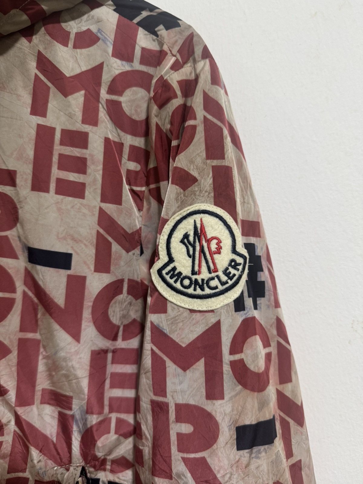 Moncler Moncler Overprint Spellout Light Jacket Size US M / EU 48-50 / 2 - 4 Thumbnail