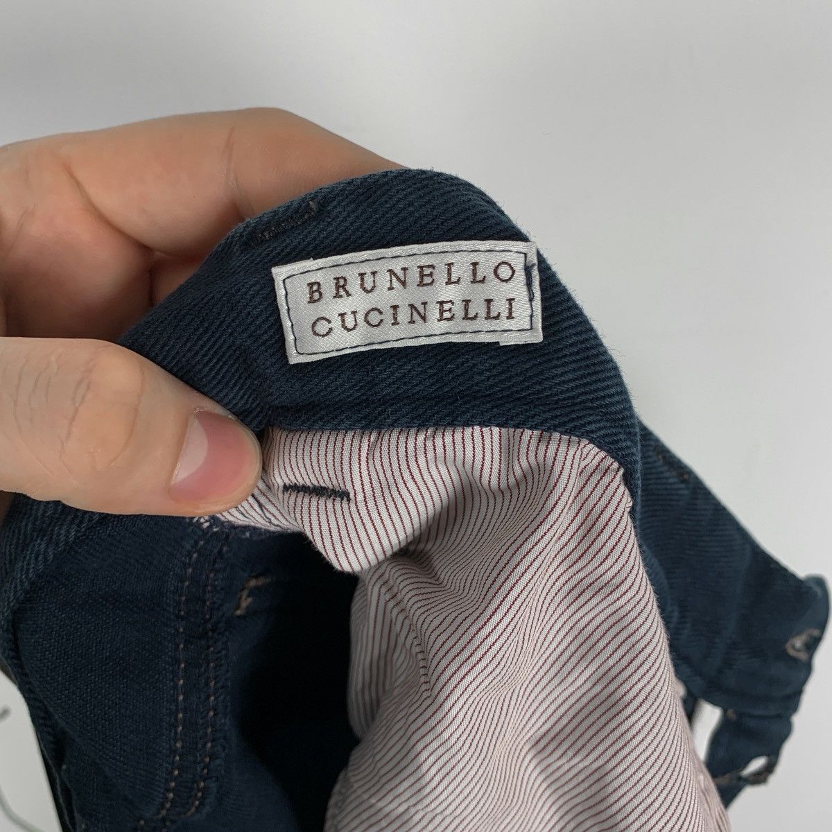 Brunello Cucinelli Vintage Brunello Cucinelli Denim Pants Jeans Size US 38 / EU 54 - 9 Thumbnail
