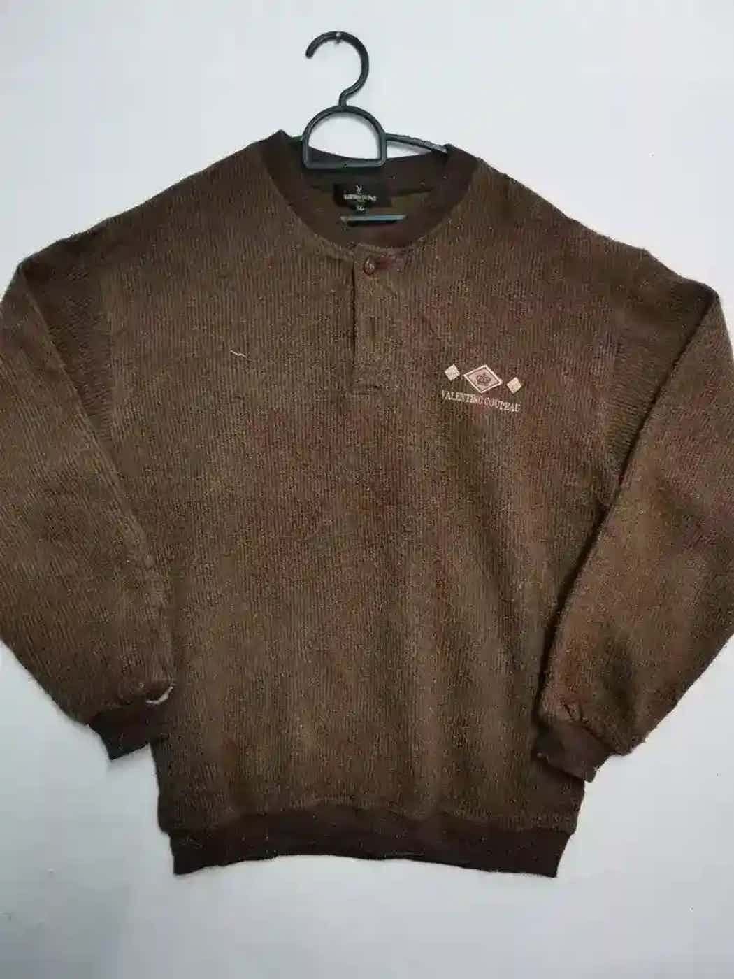 Valentino Vintage Valentino Coupeau Sweatshirt Size US L / EU 52-54 / 3 - 1 Thumbnail