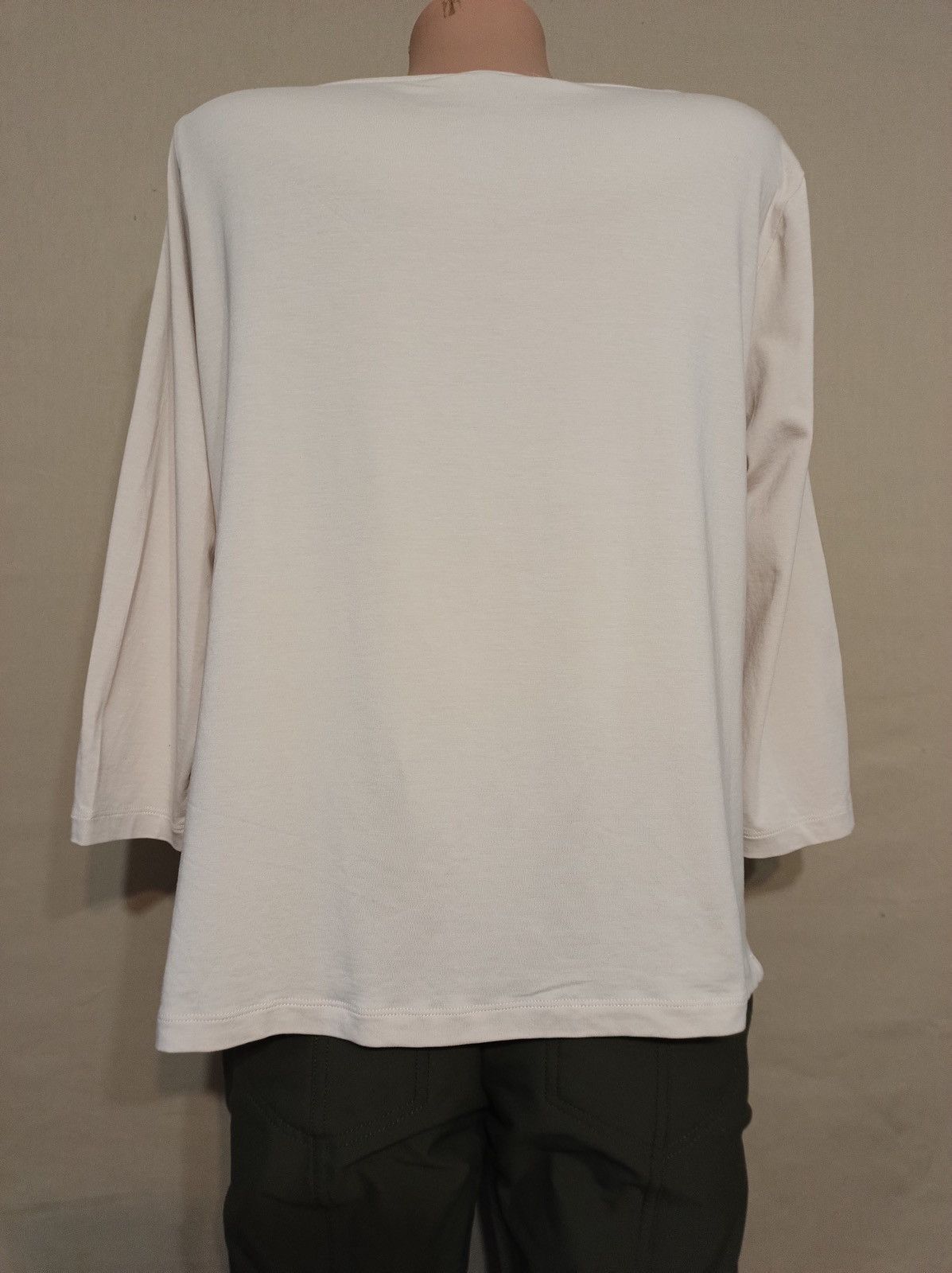 Fabiana Filippi Fabiana Filippi Beige Cotton Silk Blouse Shirt Size S Size S / US 4 / IT 40 - 6 Thumbnail