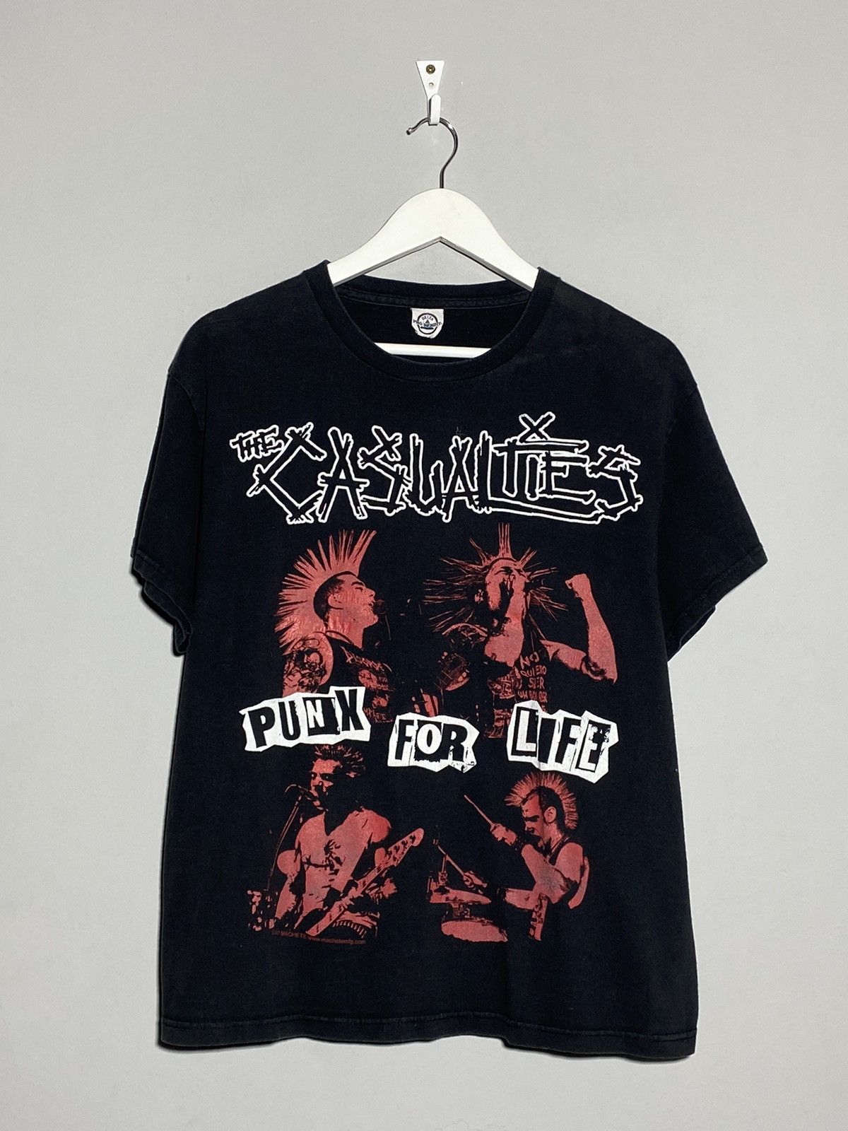 Band Tees The Casualties Punk For Life Graphic Print T-shirt Size US M / EU 48-50 / 2 - 1 Thumbnail