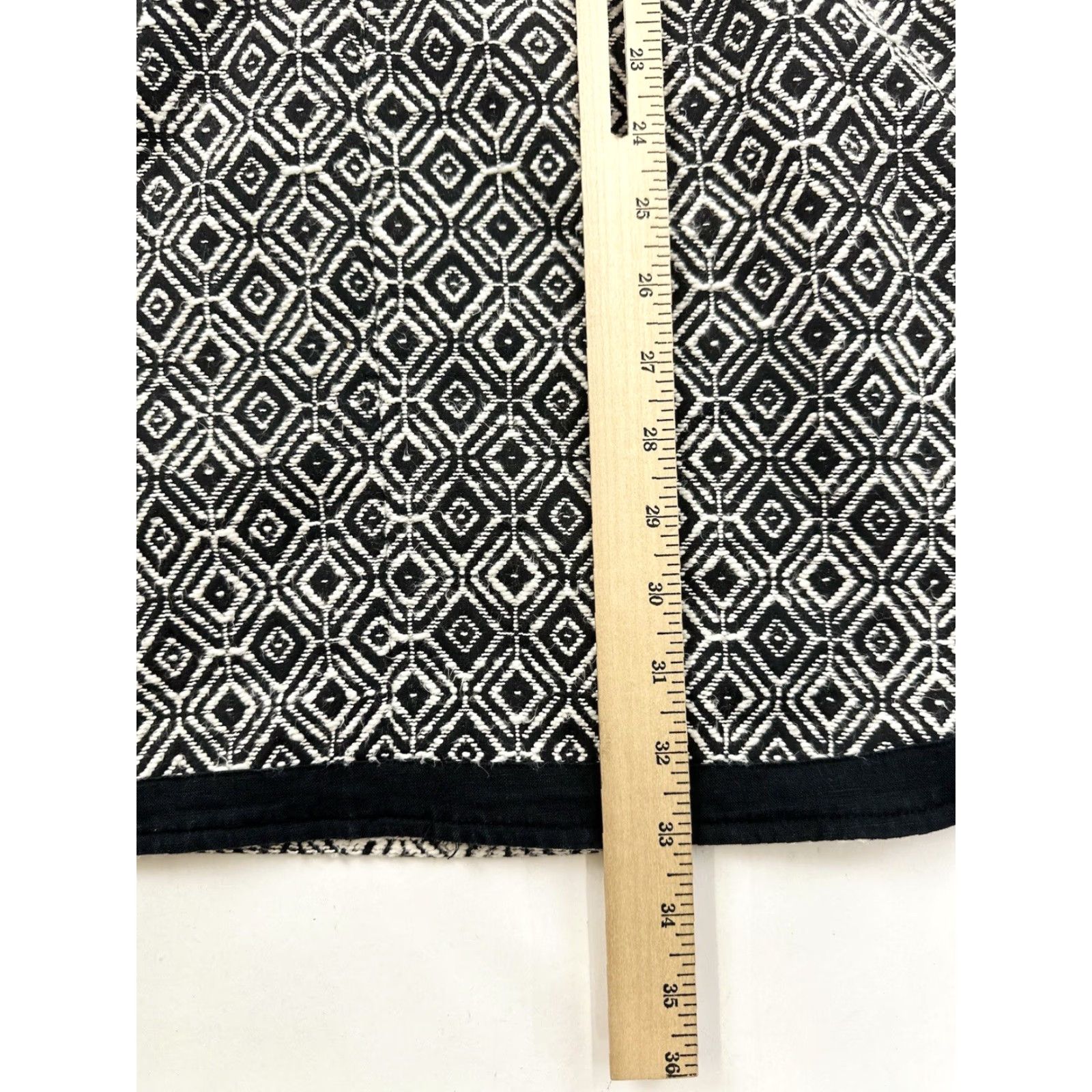 Banana Republic VINTAGE Banana Republic Dress Women’s 0 Black White Geometric Print Sleeveless Linen Short Sheath Pencil Dress Womens Size XS / US 0-2 / IT 36-38 - 6 Thumbnail