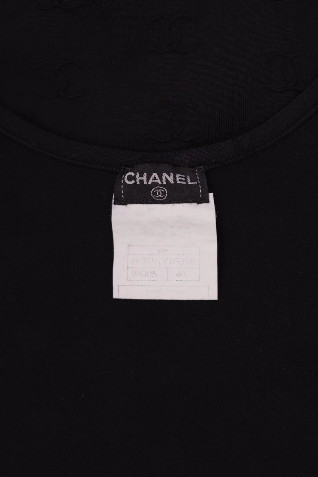 Chanel Chanel Black CC Logo One-Piece Size M / US 6-8 / IT 42-44 - 6 Thumbnail