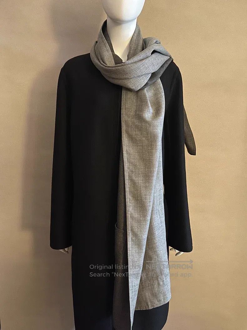Hermes Hermes Pure Cashmere Double-faced Double-color Pocket Shaw Size ONE SIZE - 3 Thumbnail
