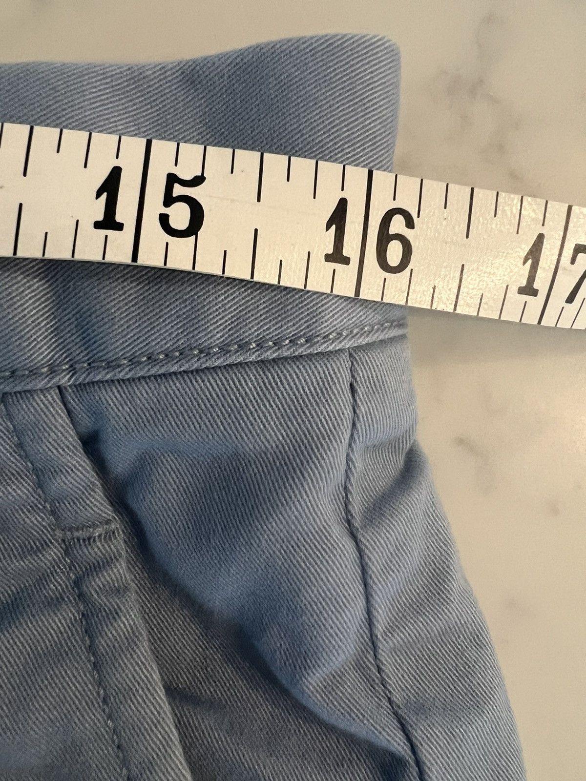 Polo Ralph Lauren POLO RALPH LAUREN Stretch Straight Fit Shorts 31 Blue Size US 31 - 9 Thumbnail