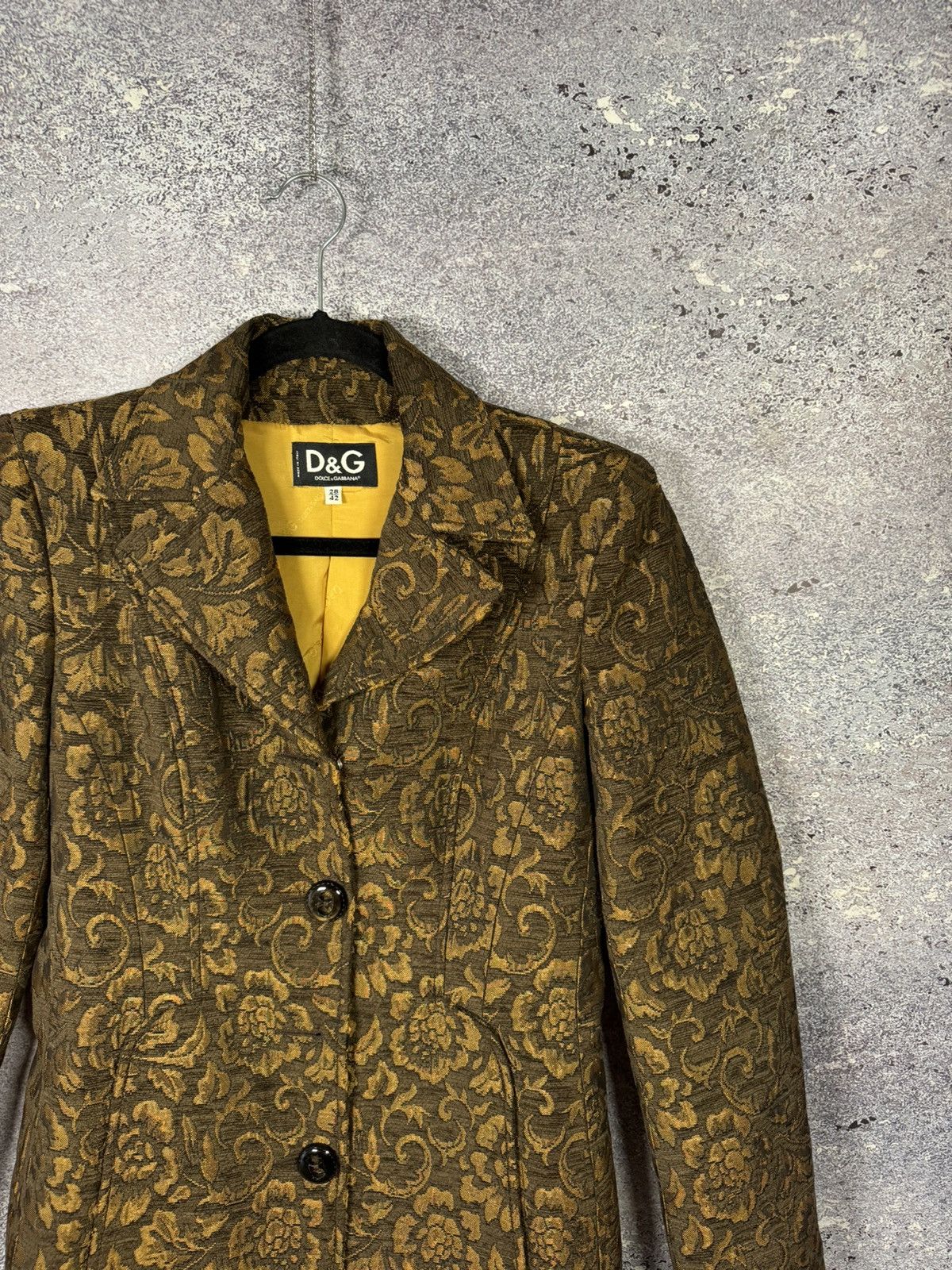 Dolce & Gabbana × Vintage Vintage Dolce Gabbana Retro Paisley Print Woman Coat 28/42sz Size M / US 6-8 / IT 42-44 - 2 Thumbnail