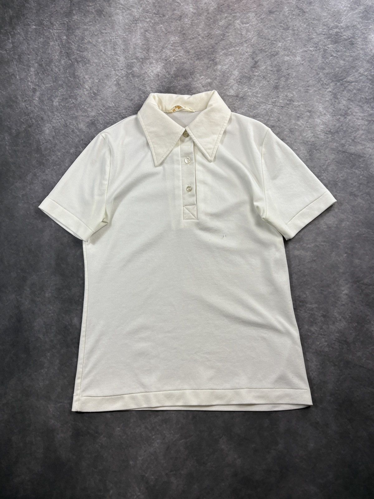 Jantzen 1970s Vintage Jantzen Polo Shirt Polyester Shortsleeve Disco Size US S / EU 44-46 / 1 - 2 Thumbnail