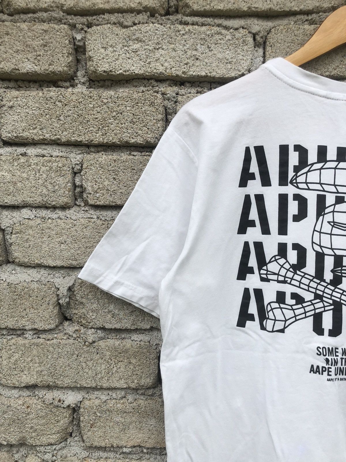 Japanese Brand Vintage Y2K Aape By Bathing Ape Tee Size US M / EU 48-50 / 2 - 15 Thumbnail