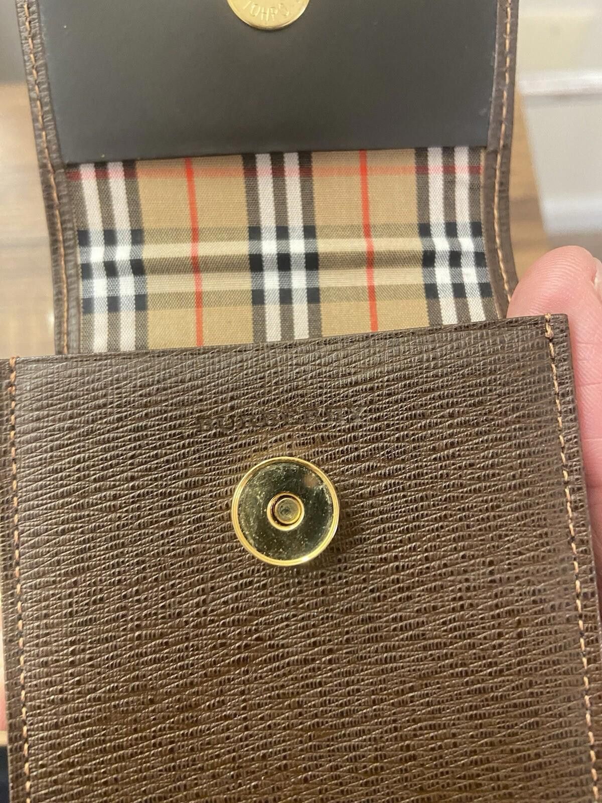 Burberry Burberry nova check brown leather cigarette case multi pouch Size ONE SIZE - 8 Thumbnail